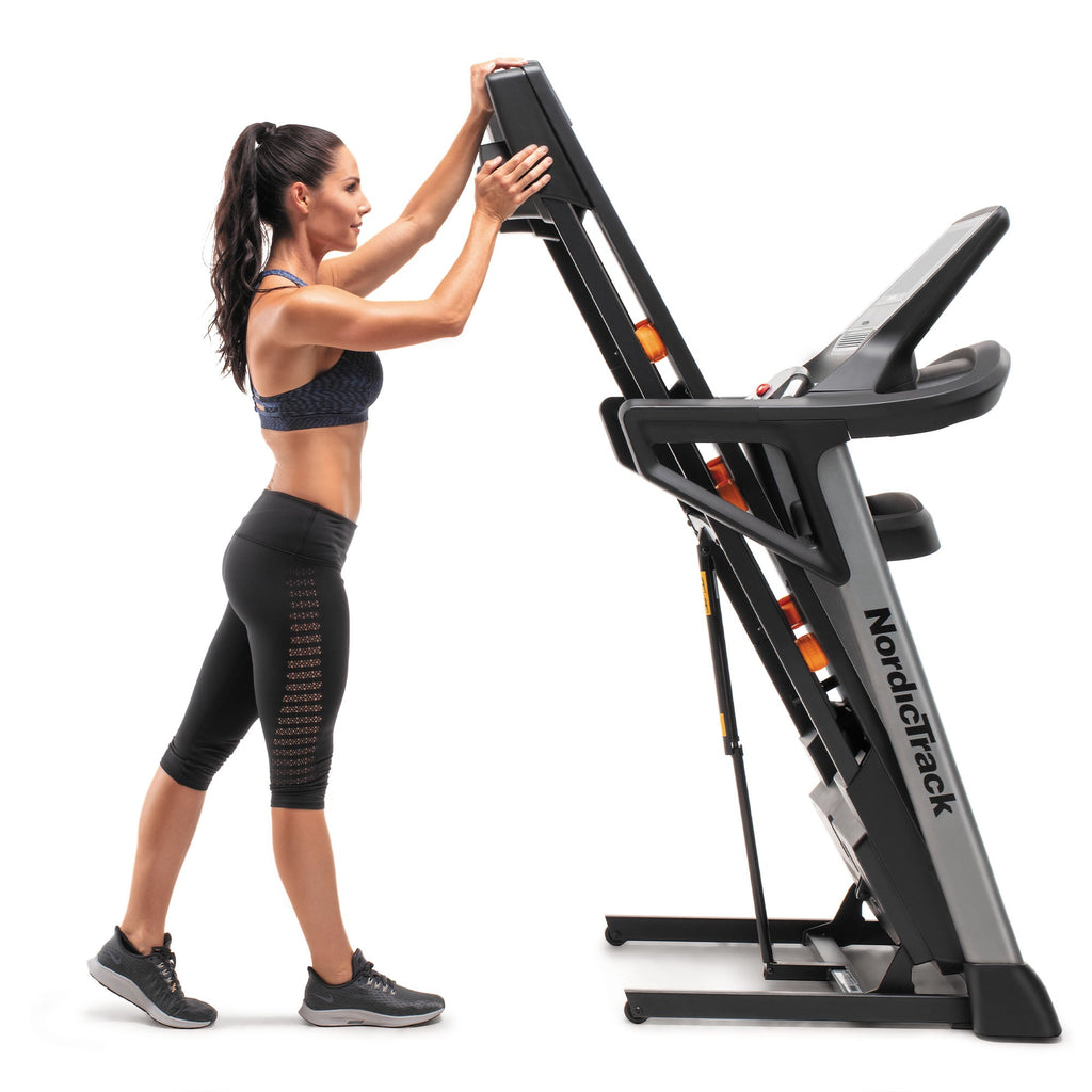 |NordicTrack Elite 1400 Treadmill - Folded|