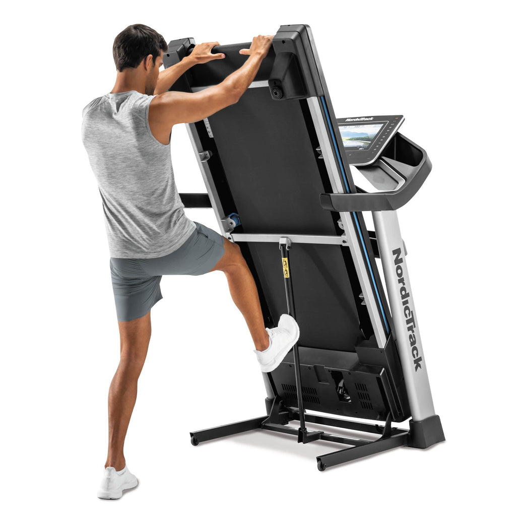 |NordicTrack EXP 14i Folding Treadmill - Folding Feature|