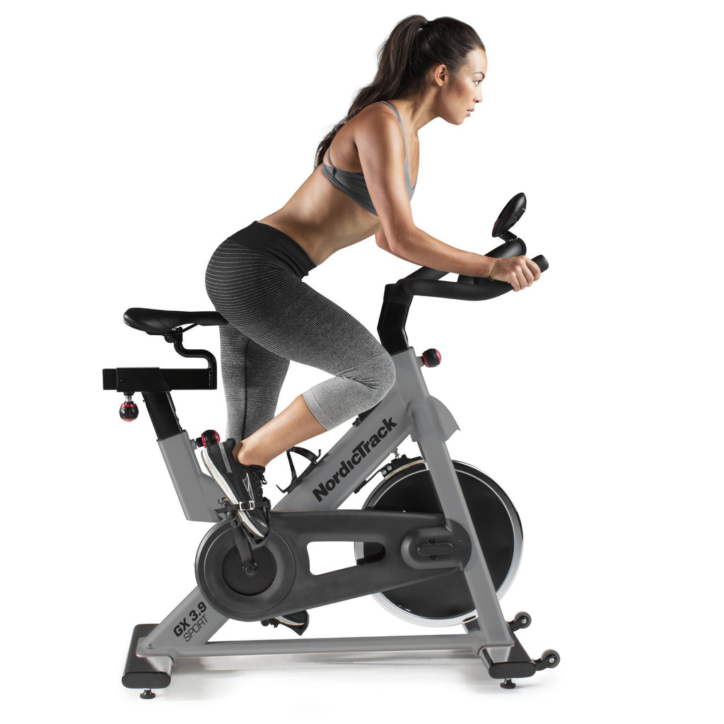 |NordicTrack GX 3.9 Sport Indoor Cycle 2019 - Transport Wheels - In Use|