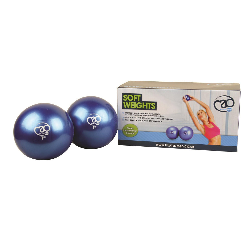 |Pilates Mad Soft Weights 2 x 1kg - Packaging|