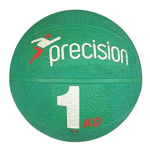 |Precision Training 1kg Rubber Medicine Ball - New|