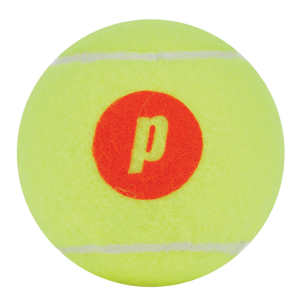 |Prince Play and Stay Stage 2 Orange Dot Mini Tennis Balls - 12 Pack - Ball|