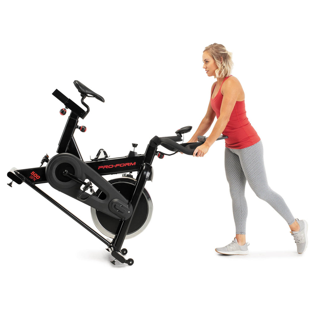 |ProForm 500 SPX Indoor Cycle - Console - Transport Wheels|