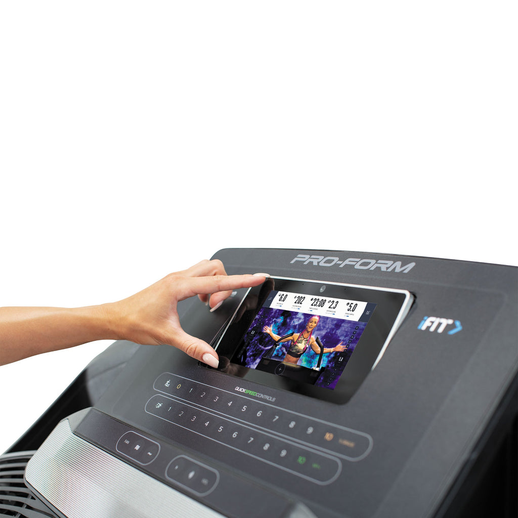 |ProForm Carbon T7 Treadmill - In Use Console|