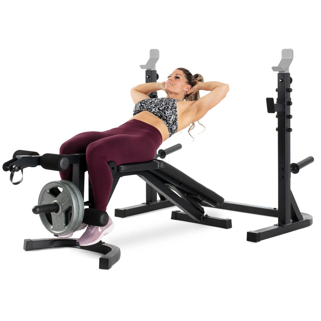 |ProForm Olympic Weight Bench with Rack XT - In Use4|