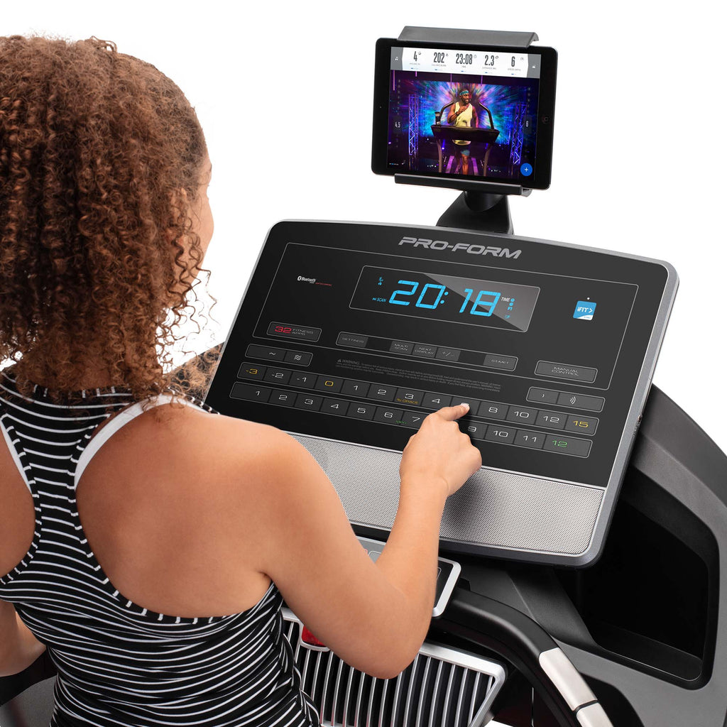 |ProForm Pro 1500 Treadmill - Console In Use|