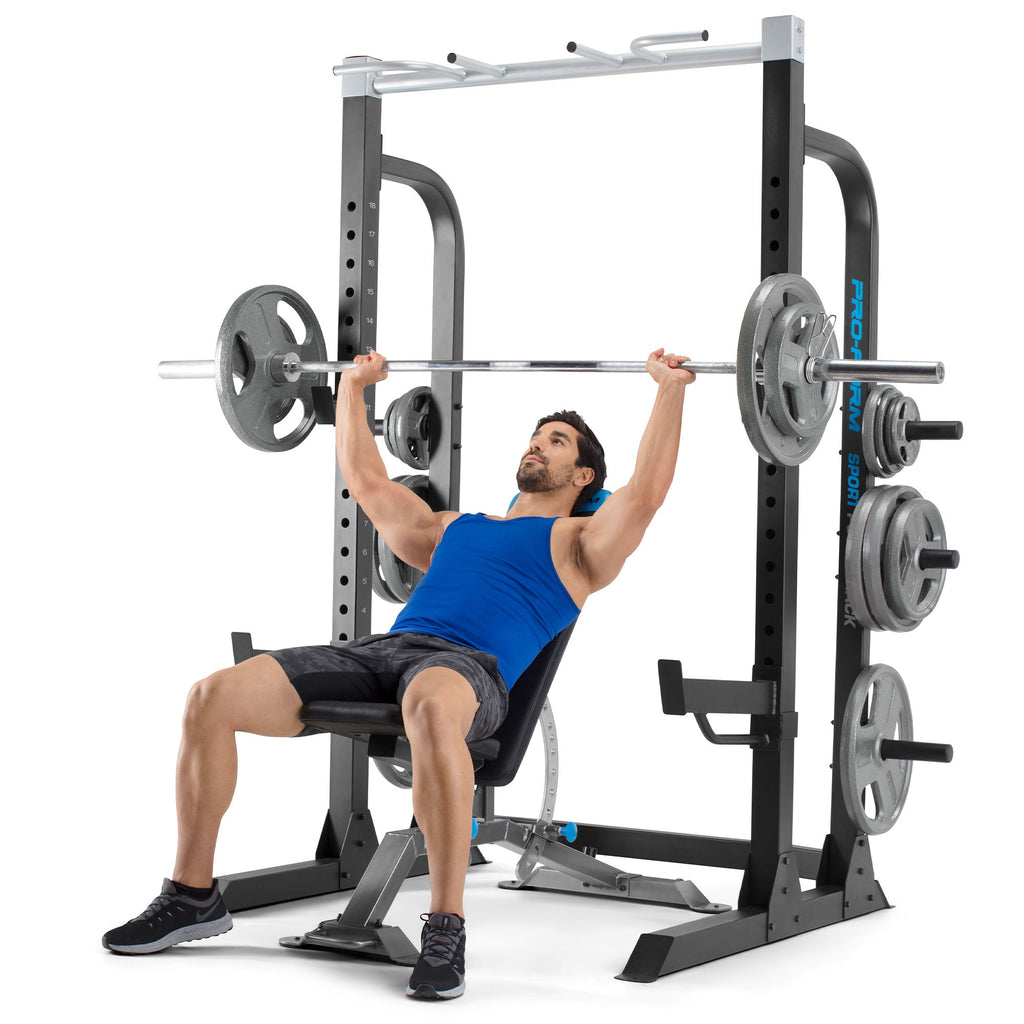 |ProForm Sport Power Rack - Weights - In Use1|