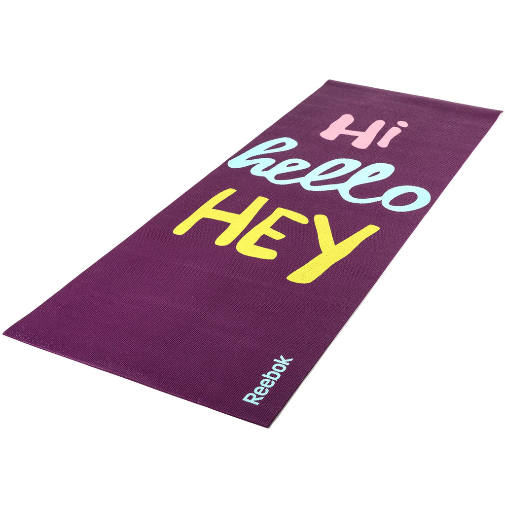 |Reebok Hello Hi 4mm Double Sided Yoga Mat|