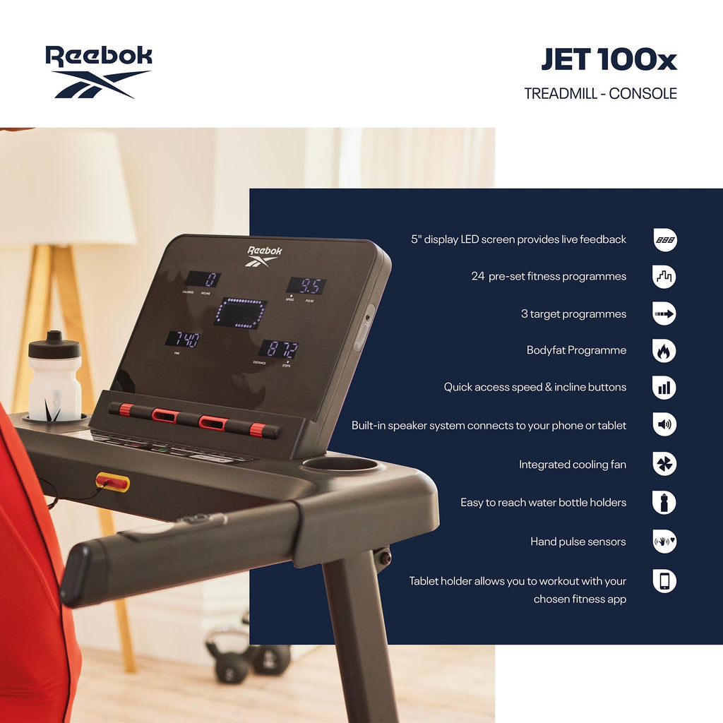 |Reebok Jet 100x Treadmill - Information2|