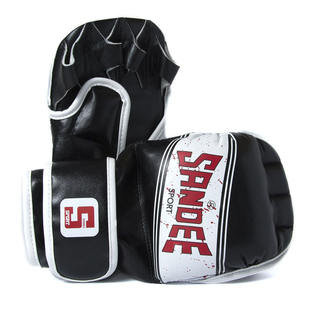 |Sandee Sport Synthetic Leather MMA Sparring Gloves - Alt View|