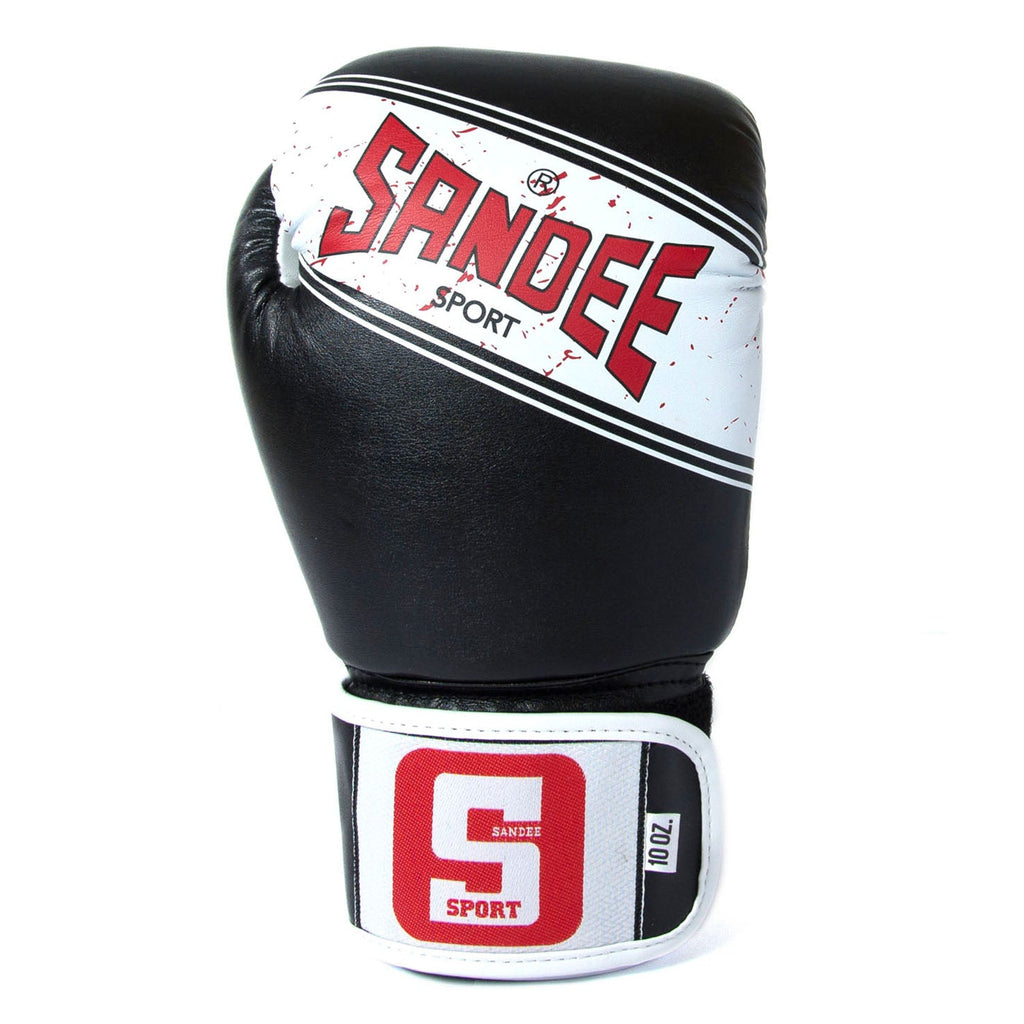 |Sandee Sport Synthetic Leather Sparring Gloves - Front|