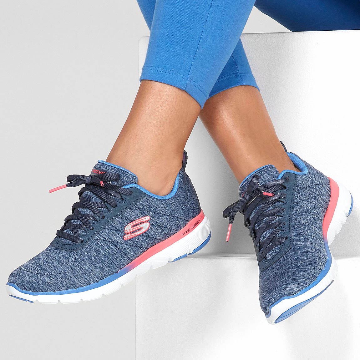 Skechers flex appeal 3.0 fan craze cheap