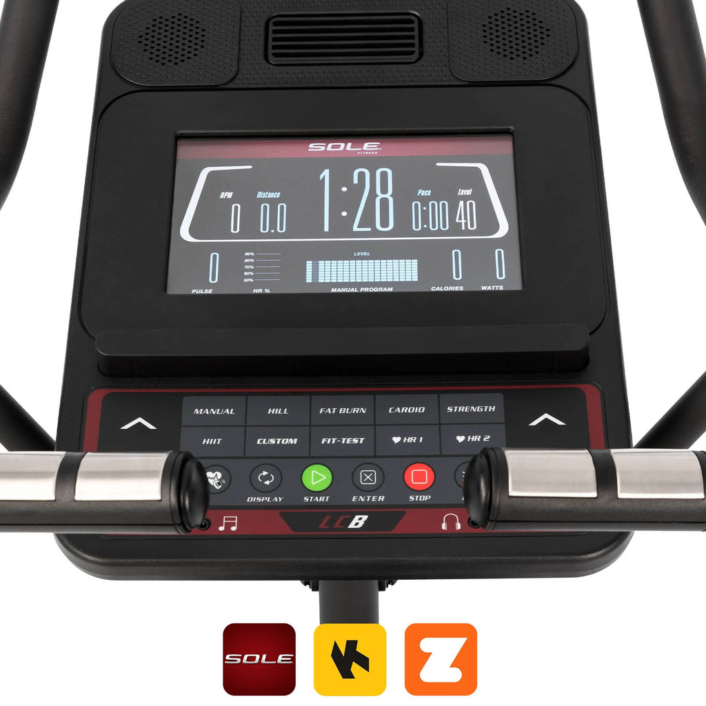 |Sole Fitness LCB Upright Exercise Bike - Connectivity|