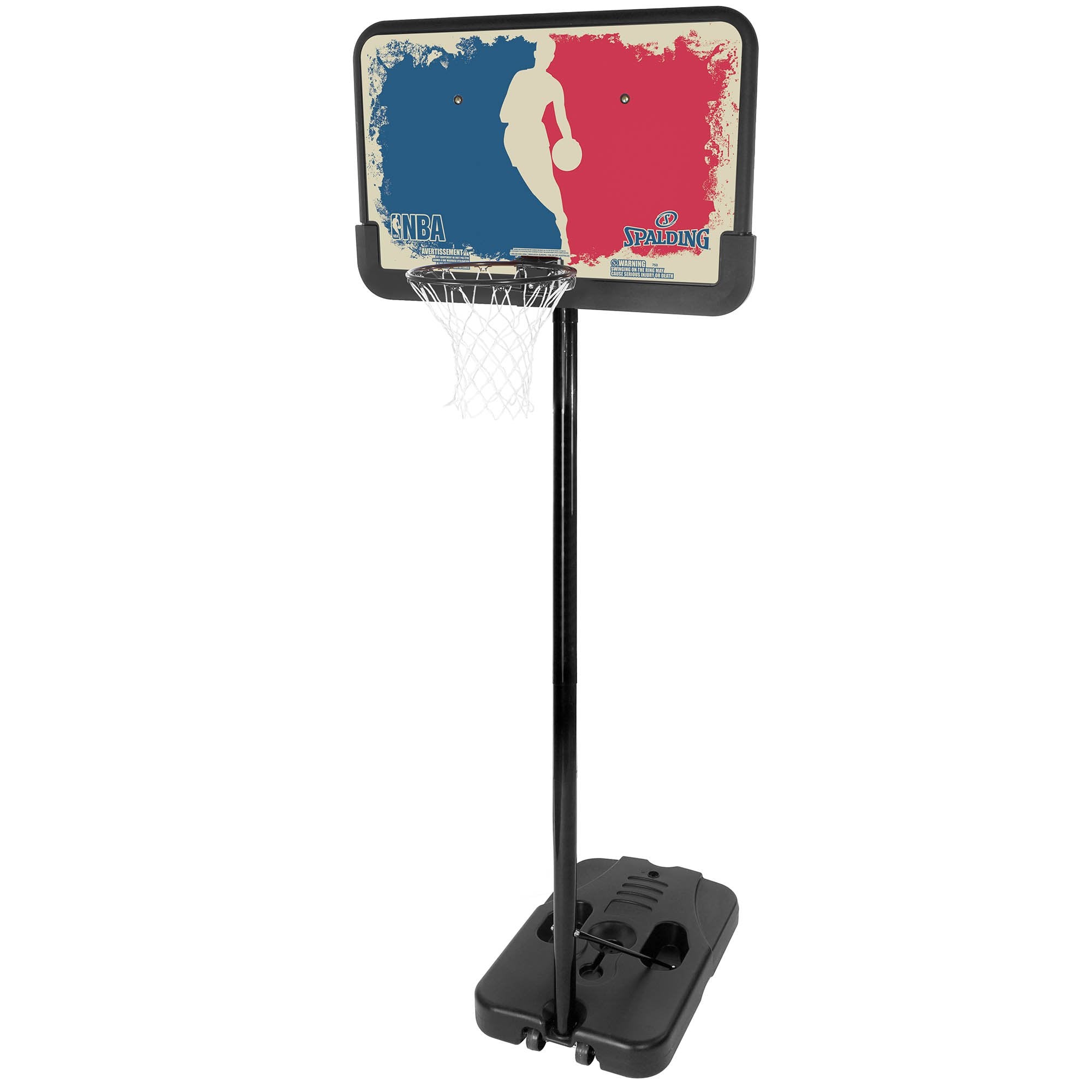 Spalding NBA Logoman Portable Basketball System