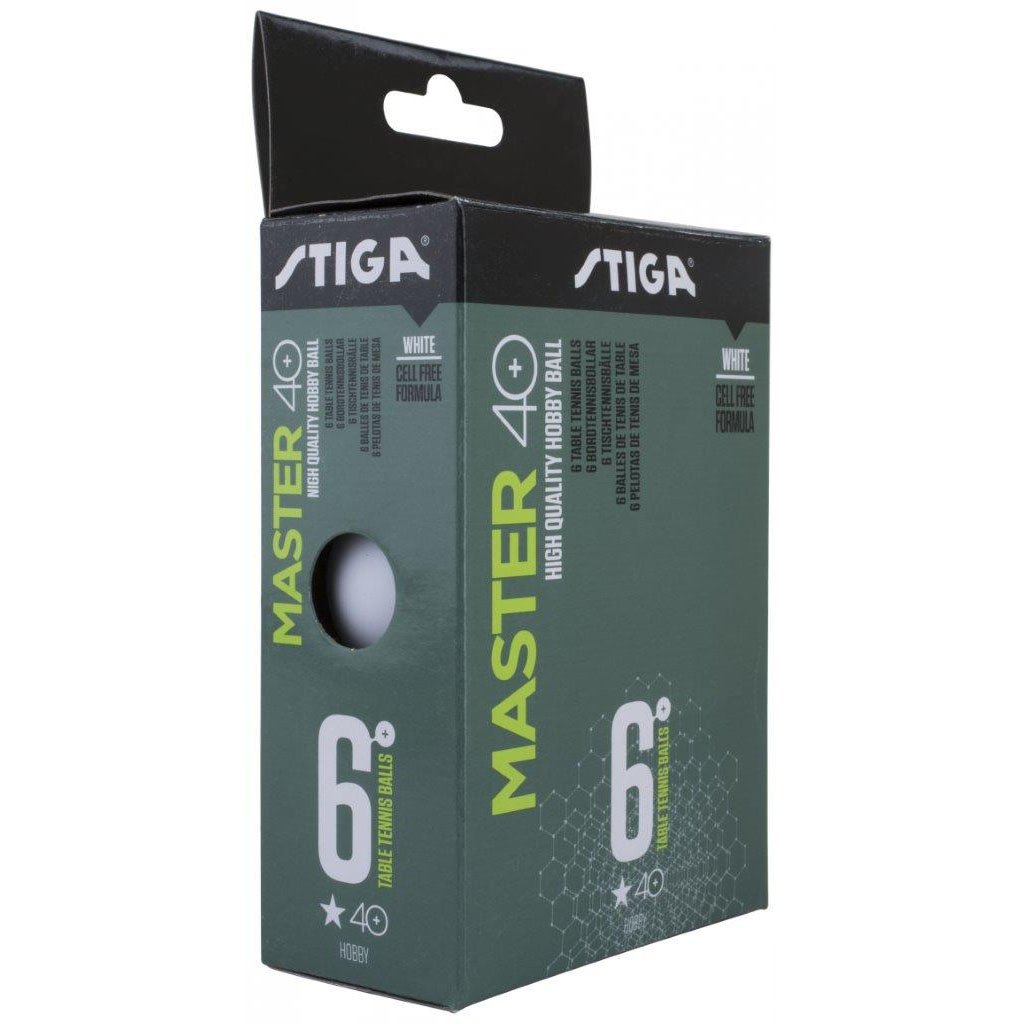 |Stiga 1 Star Master Table Tennis Balls - Pack of 6 - new|