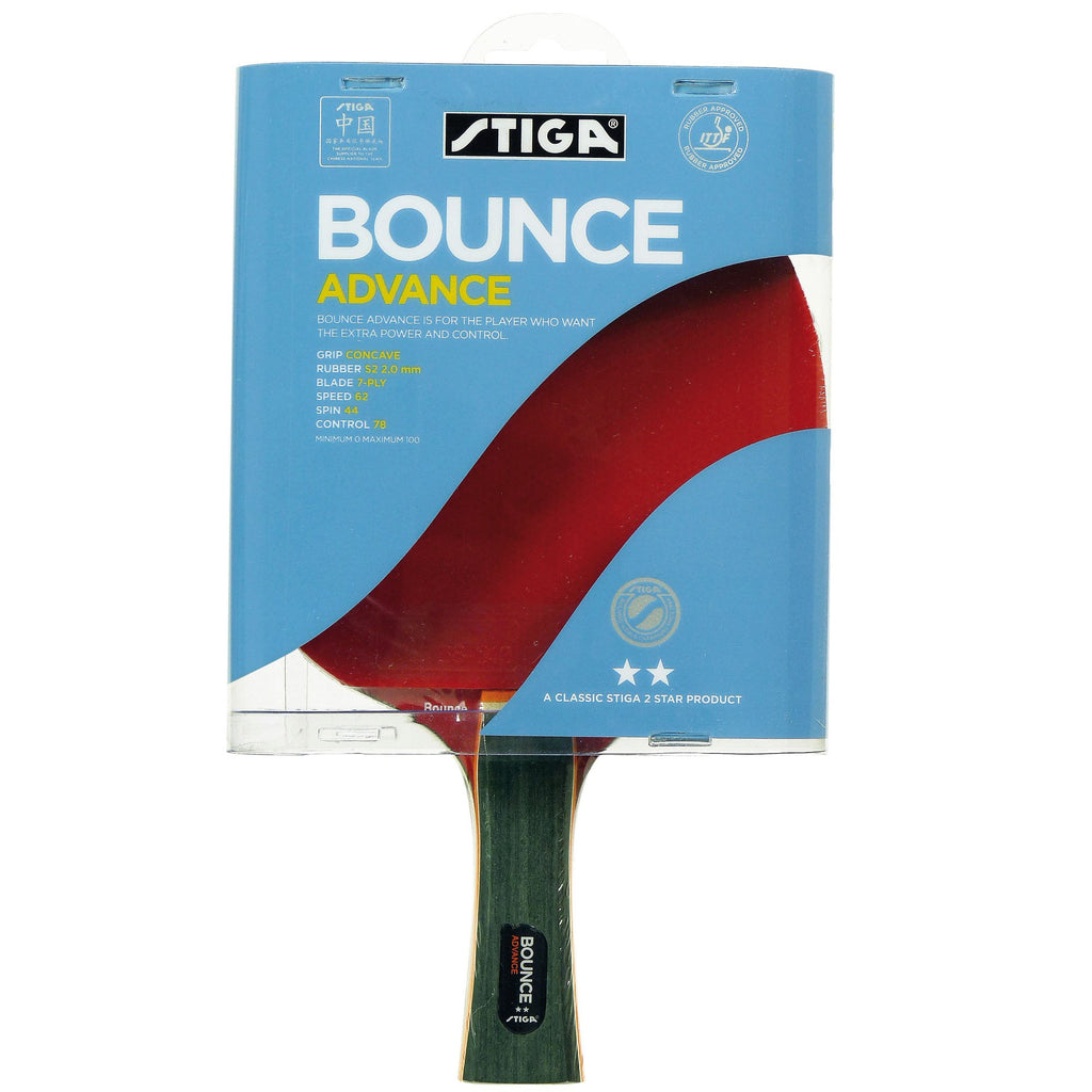 |Stiga 2 Star Bounce Advance Table Tennis Bat|