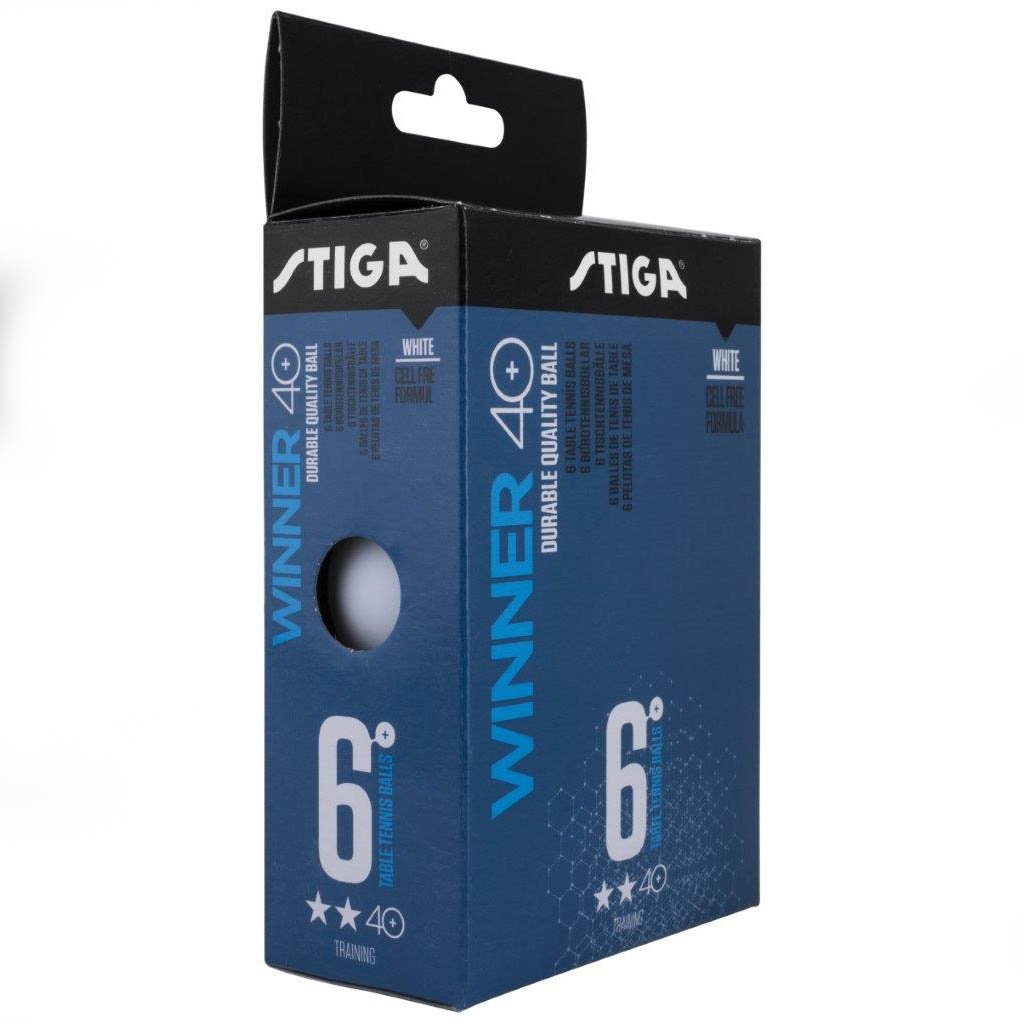 |Stiga 2 Star Winner Table Tennis Balls - Pack of 6 (core)|