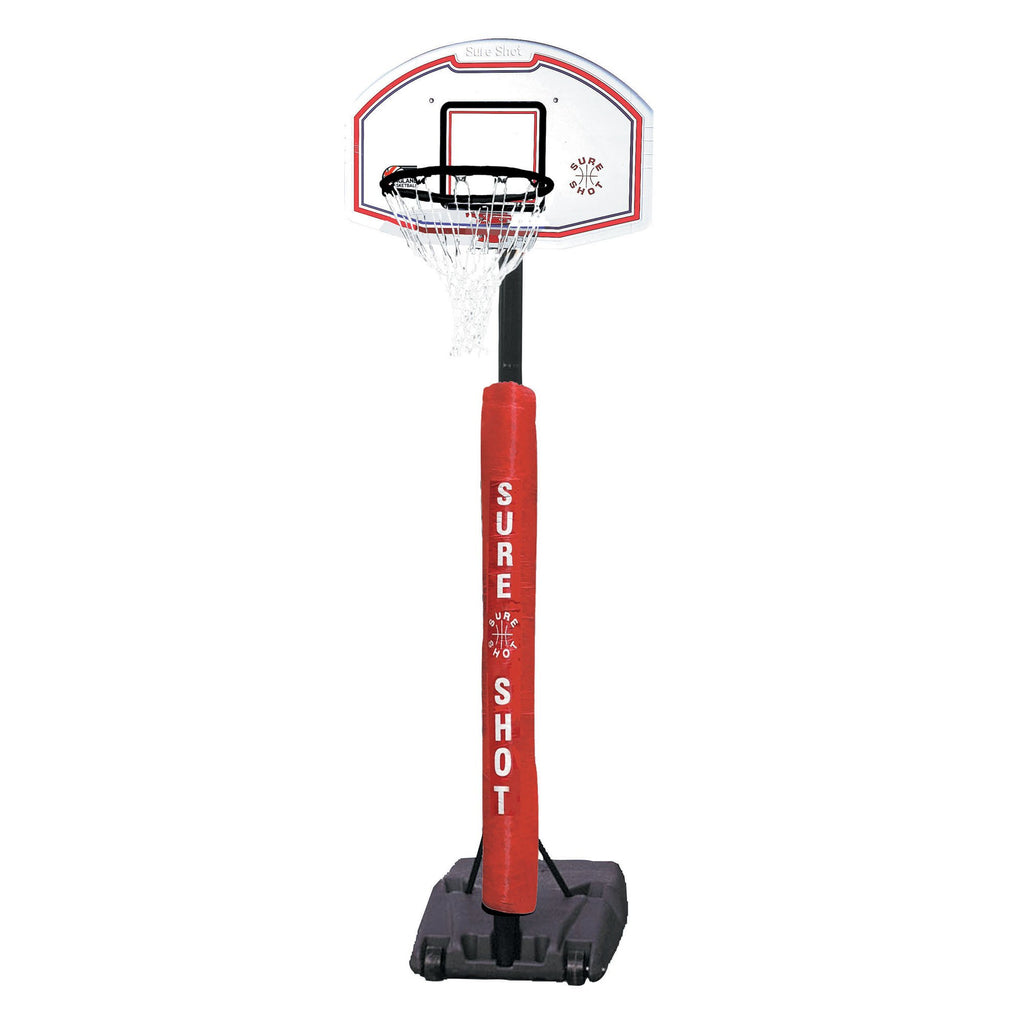 |Sure Shot 514 Portable Telescopic Basketball Unit with Pole Padding|