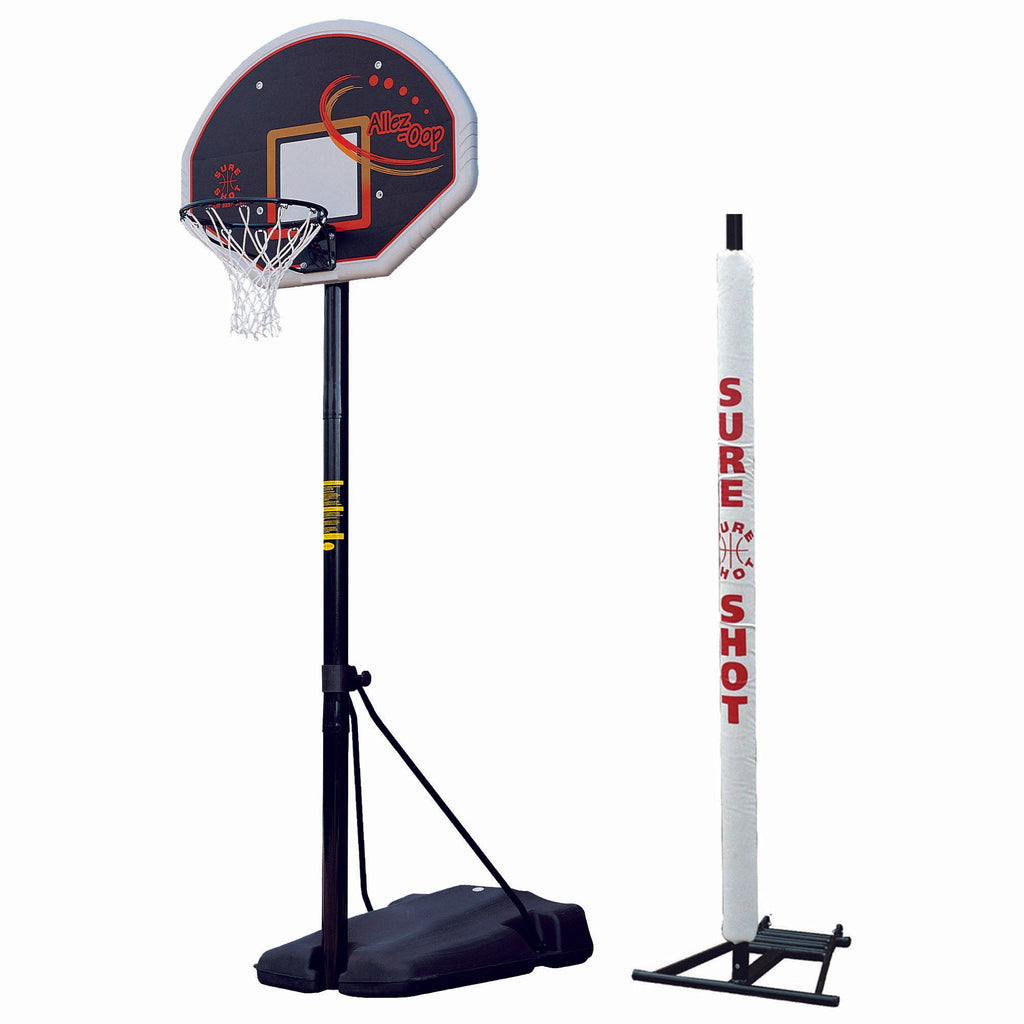 |Sure Shot 520 Heavy Duty Portable Basketball Unit with pole padding|