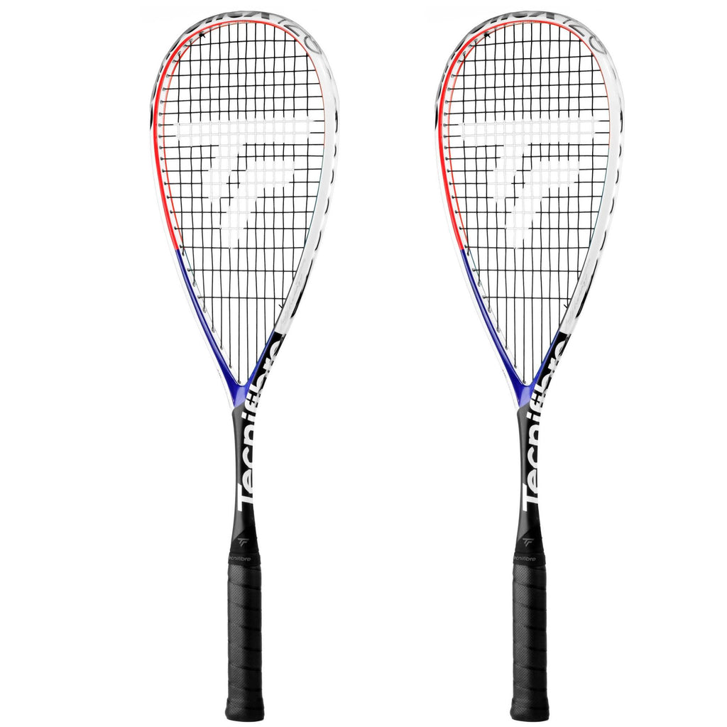 |Tecnifibre Carboflex 125 Airshaft Squash Racket Double Pack|