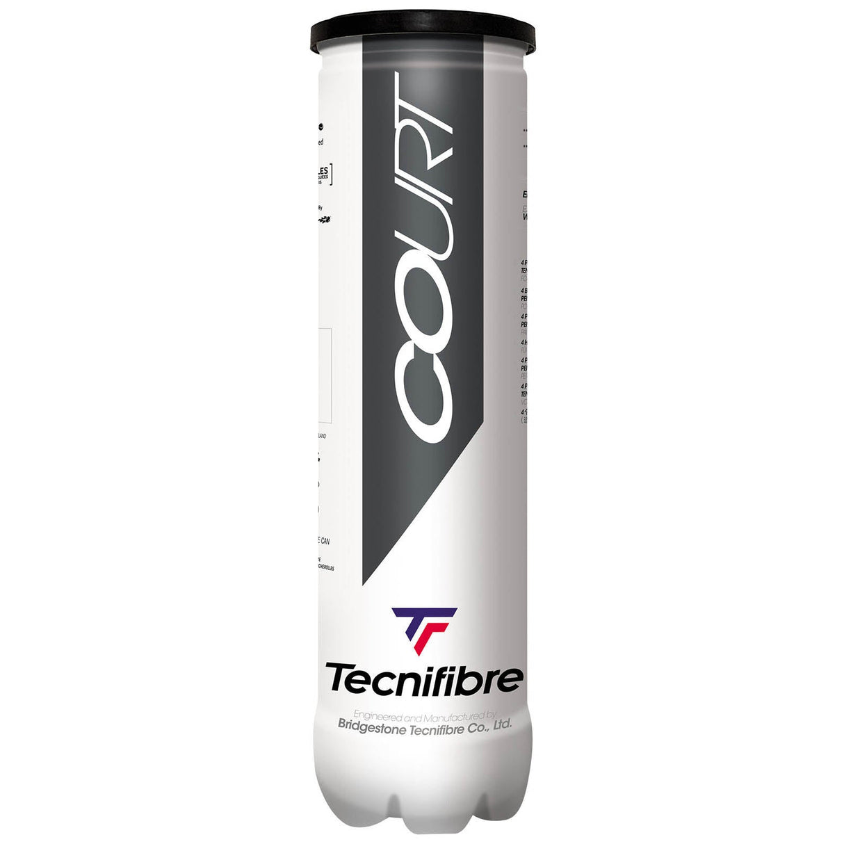 |Tecnifibre Court Tennis Balls - Tube of 4|