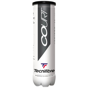 |Tecnifibre Court Tennis Balls - Tube of 4|