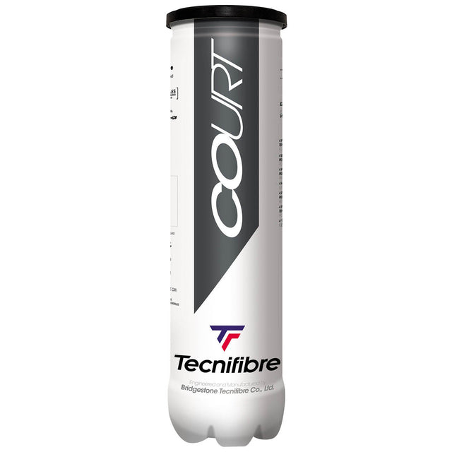 |Tecnifibre Court Tennis Balls - Tube of 4|