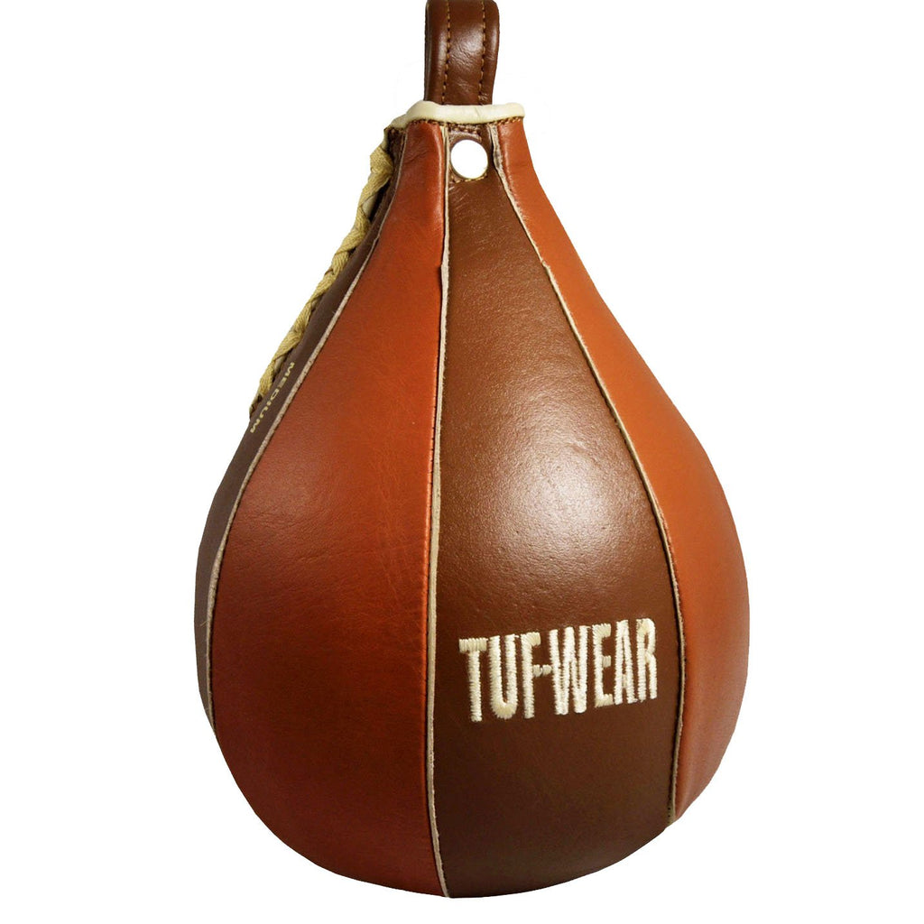 |Tuf Wear Classic Brown Leather Speed Ball|