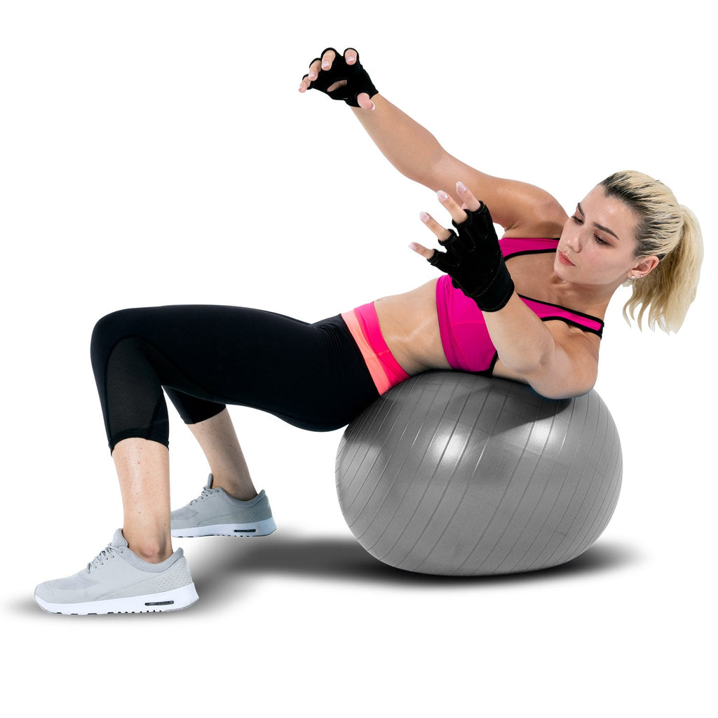 |UFC Fitball - Grey In Use|