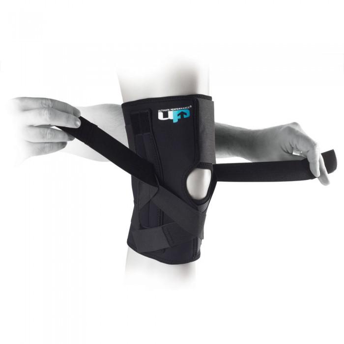 |Ultimate Performance Wraparound Knee Brace with Springs-In Use Image|