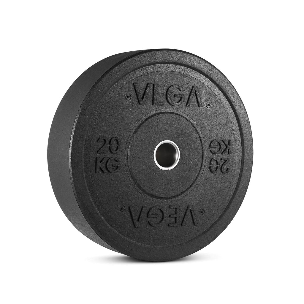|Vega100kgRubberCrumbBumperPlateSet20kg|