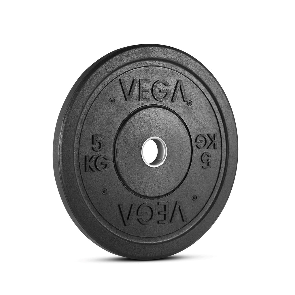 |Vega100kgRubberCrumbBumperPlateSet5kg|