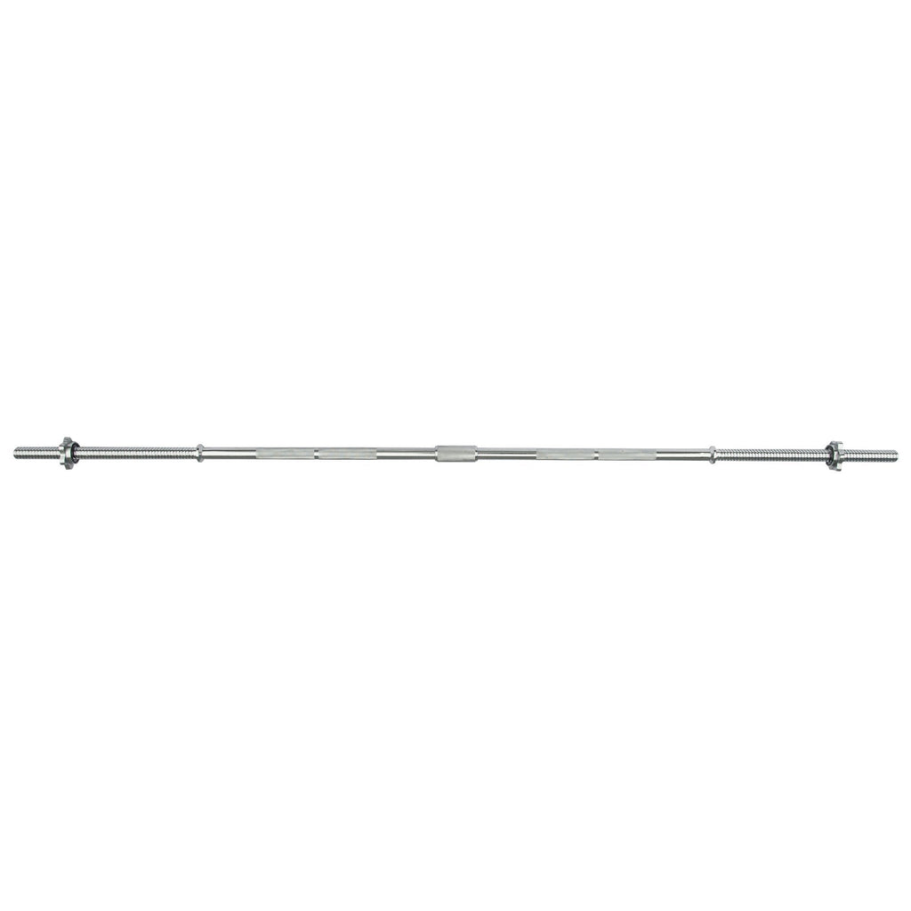 |Viavito 6ft Standard Chrome Barbell Bar with Spinlock Collars |