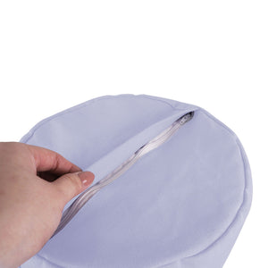|Viavito Round Buckwheat Yoga Bolster - Zip|