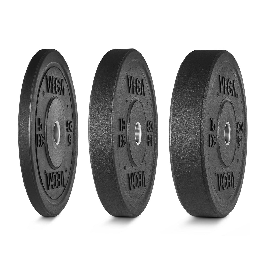 |Viavito Studio Pro 2000 Olympic Barbell Weight Bench and 70kg Weight Set - Side|