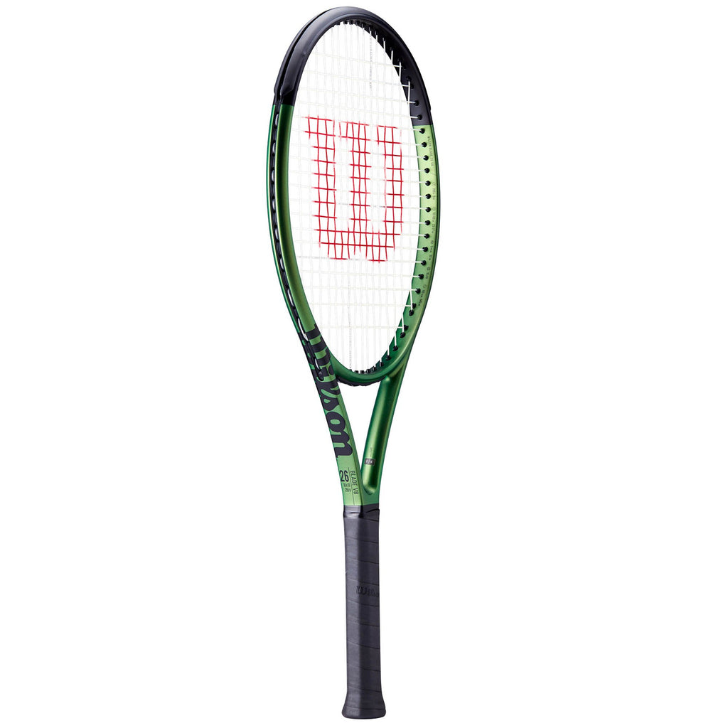 |Wilson Blade 26 v8 Junior Tennis Racket - Angle1|