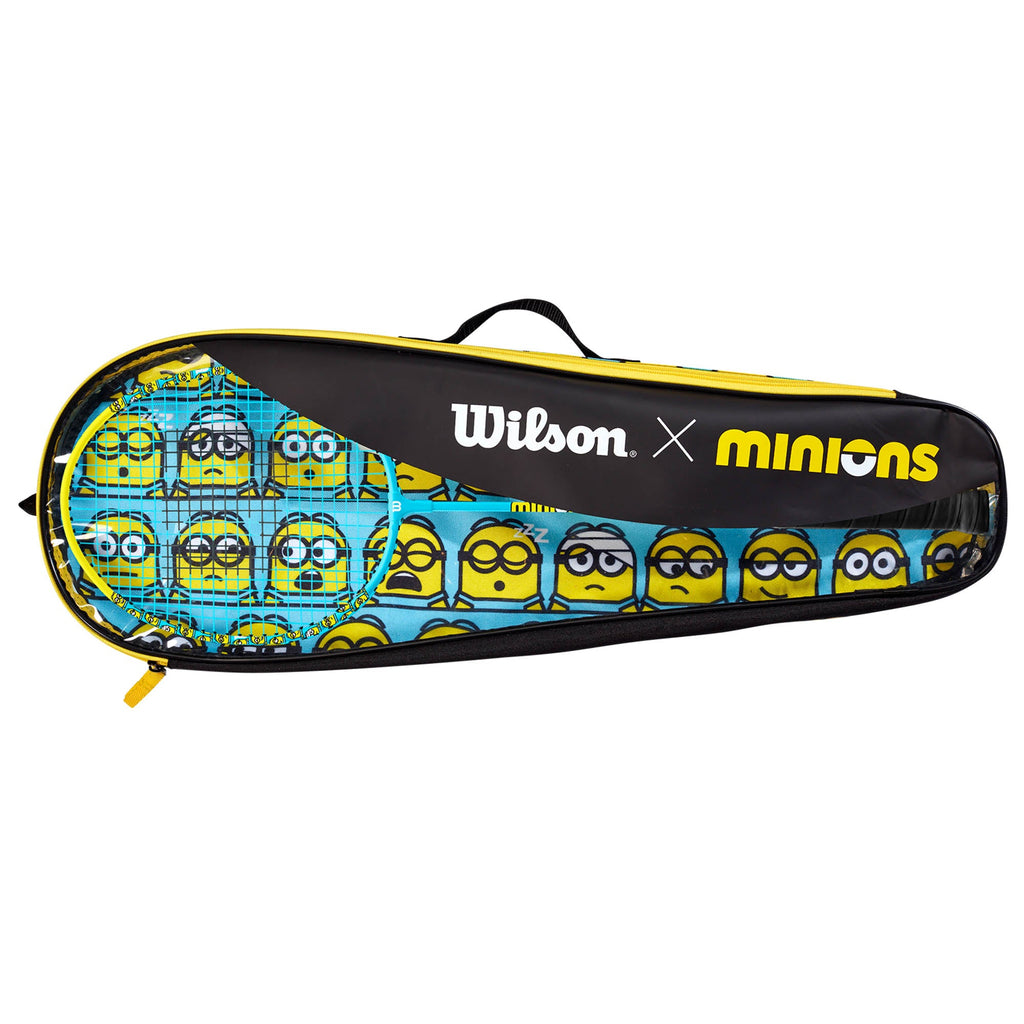|Wilson Minions 2.0 2 Player Junior Badminton Set - Racket - Cover|