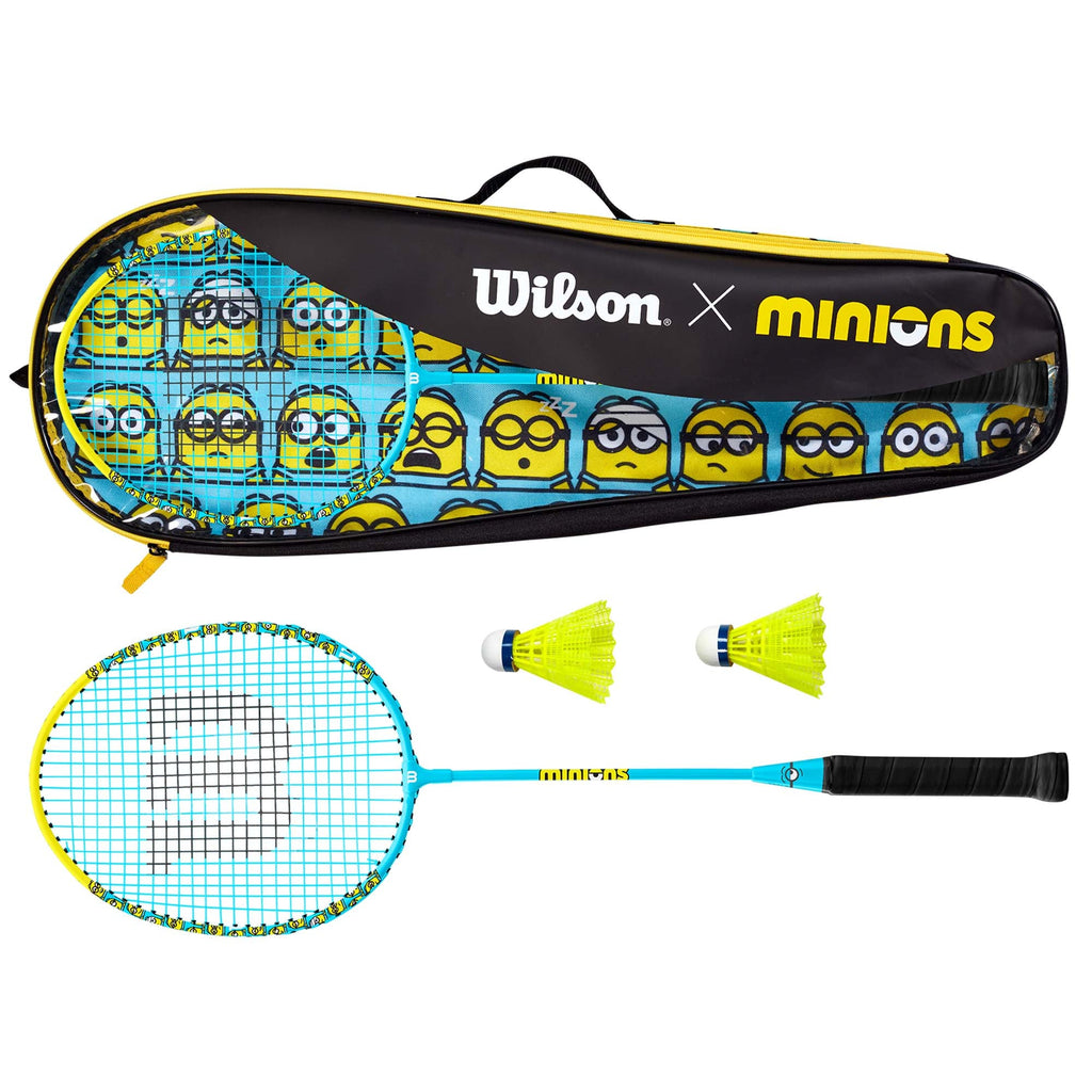 |Wilson Minions 2.0 2 Player Junior Badminton Set|
