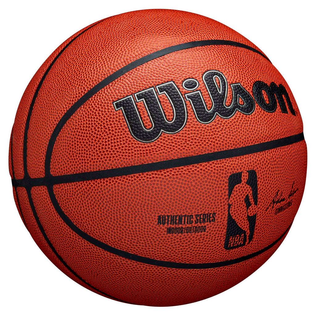 |Wilson NBA Authentic Indoor and Outdoor Basketball - Left|