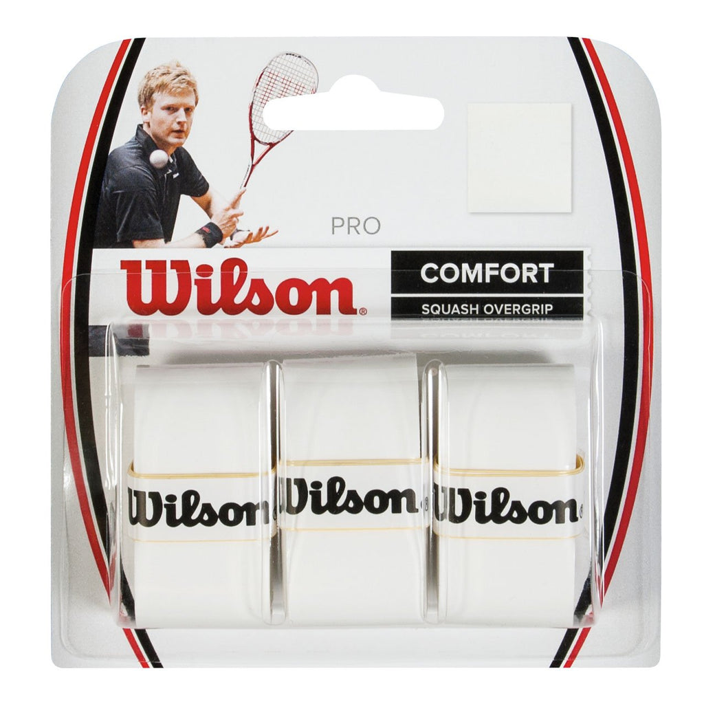 |Wilson Pro Squash Overgrip Pack of 3|