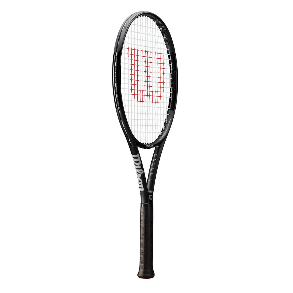 |Wilson Pro Staff Precision 100 Tennis Racket - Angled|