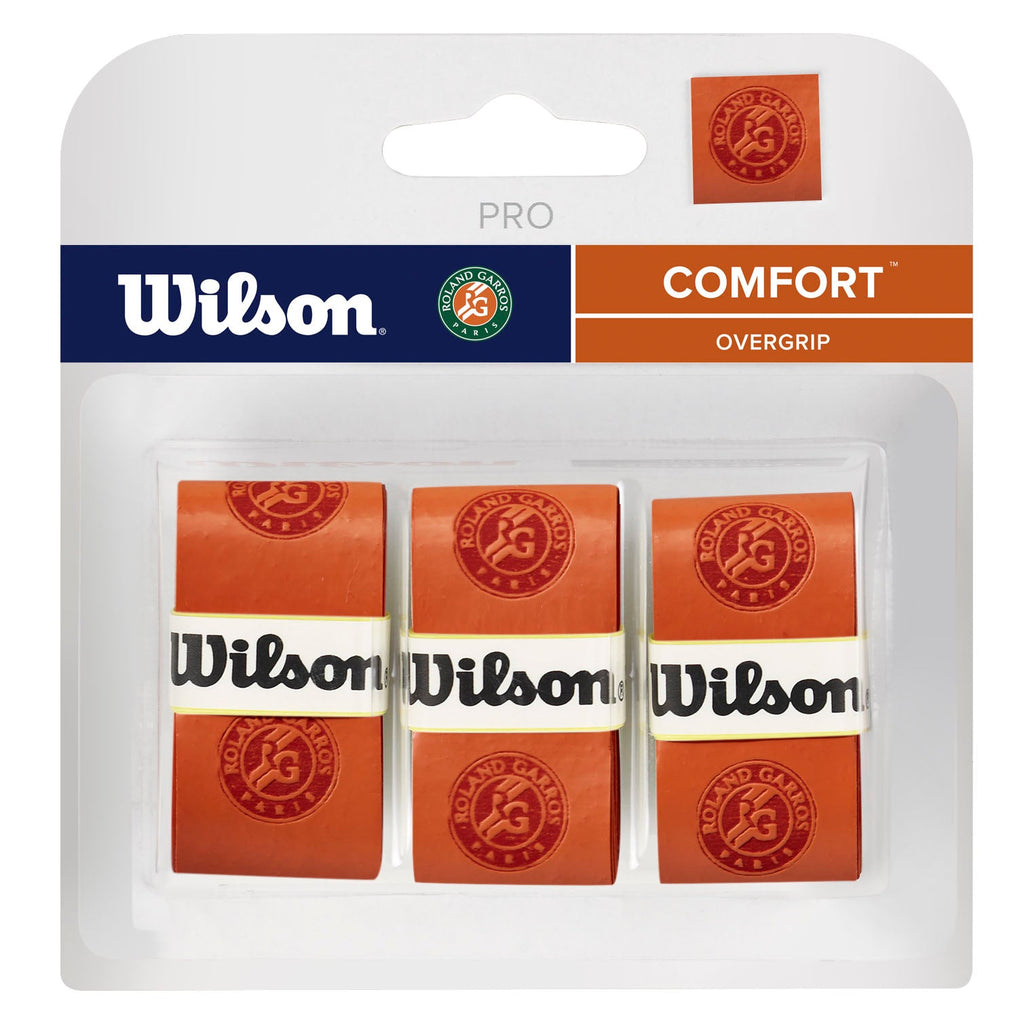 |Wilson Roland Garros Pro Overgrip - Pack of 3|