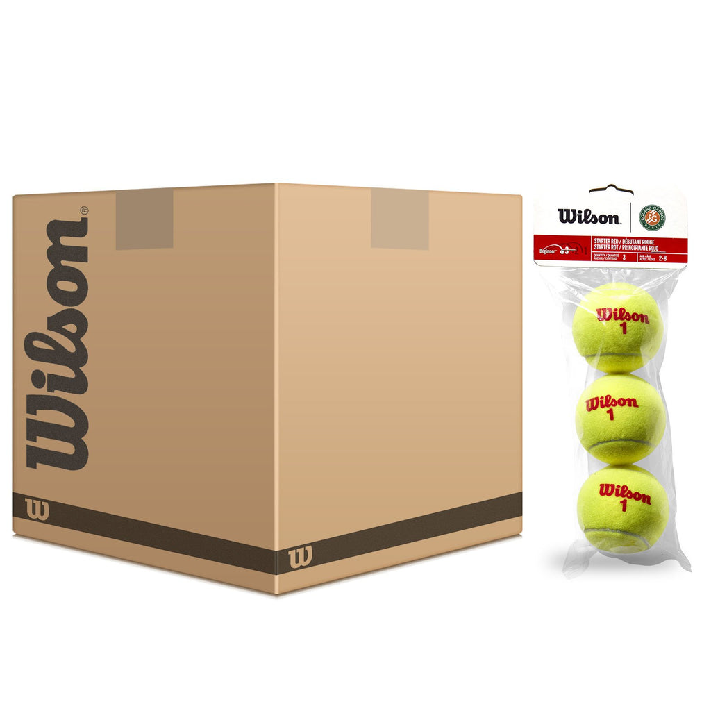 |Wilson Roland Garros Red Mini Tennis Balls - 5 Dozen|