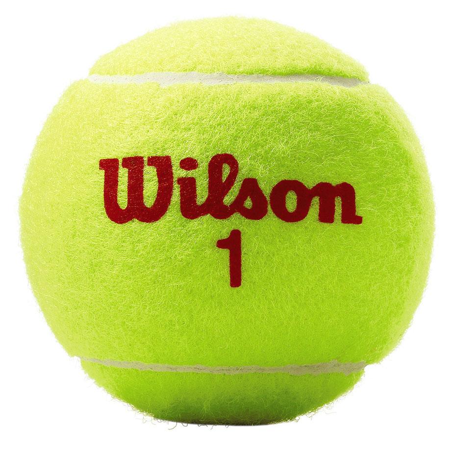 |Wilson Roland Garros Red Transition Tennis Balls - Pack of 3 - Ball|