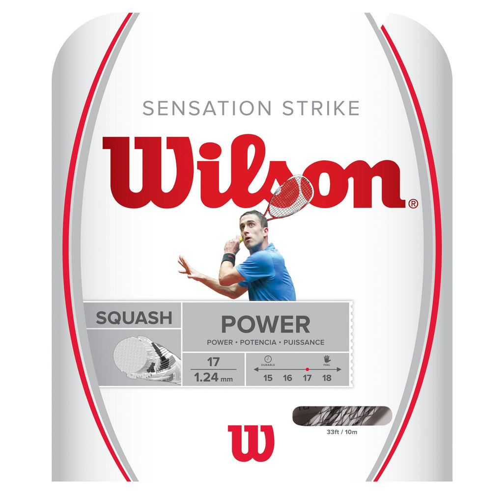 |Wilson Sensation Strike Squash String Set|
