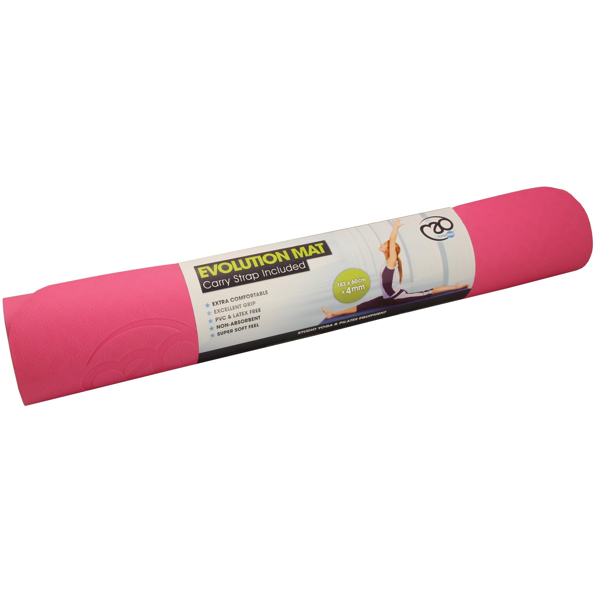 Yoga Mad Evolution 4mm Yoga Mat Sweatband