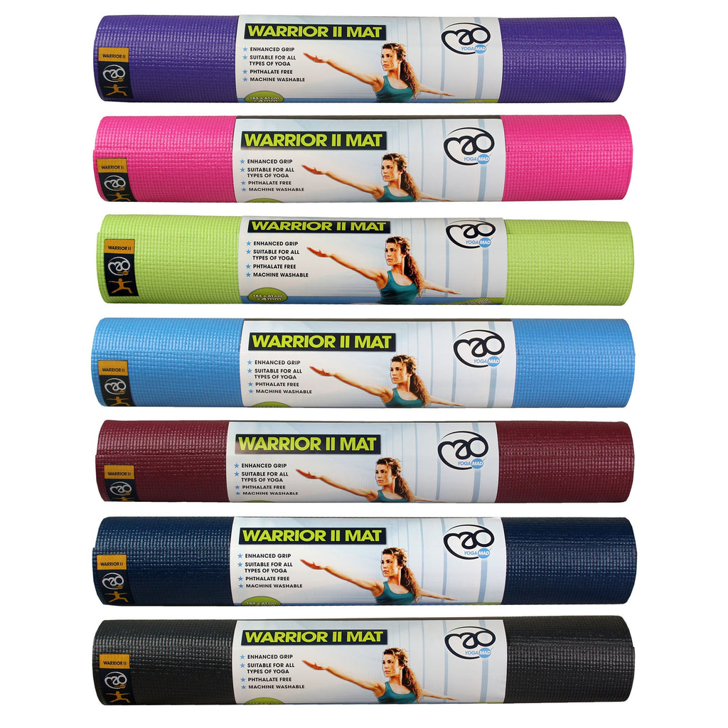 |Yoga Mad Warrior II 4mm Yoga Mat|