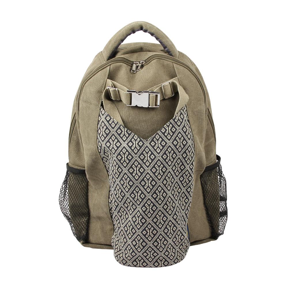 |Yoga Mad Yoga Mat Backpack In Use  -Front|