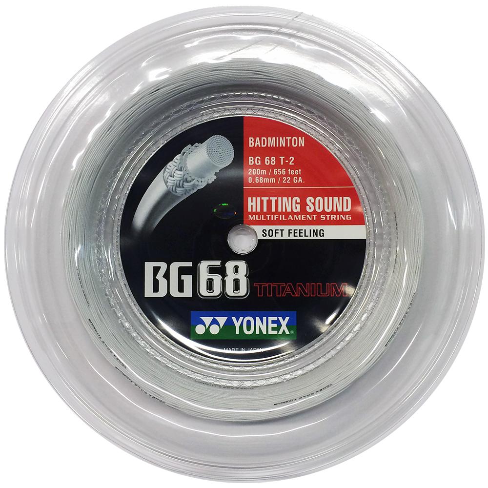 |Yonex BG 68 Ti Badminton Racket String - 200M|