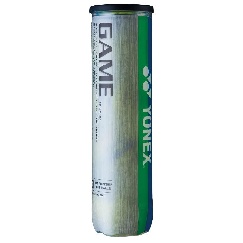 |Yonex Game Tennis Balls - Tube of 4 - New|
